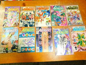 Ten Marvel Comic Books--The Avengers