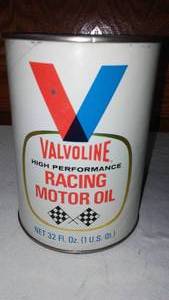 lot 11 image: Valvoline Racing Motor Oil- Full Quart.