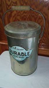 lot 35 image: LaCrosse Durable Metal Ware Basket.