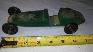lot 38 image: Pinewood Derby Cub Scouts Wood Car, Circa 70s.