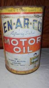 lot 40 image: EN-AR-CO 5 Quart Oil Can.