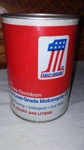 lot 42 image: Harley Davidson Motorcycle Oil.