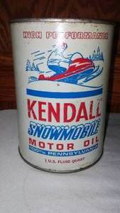 lot 48 image: Kendall Snowmobile Oil.
