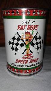 lot 52 image: Fat Boys Speed Shop Motor Oil.
