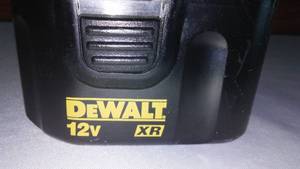 lot 103 image: DeWalt 12V Battery Working.