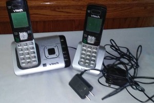 lot 107 image: V Tech home phone System.  machine.