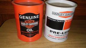 lot 136 image: Harley Davidson 2014 Replica Cans. (2)