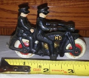 lot 153 image: Cast Motorcycle and 2 Masked Riders