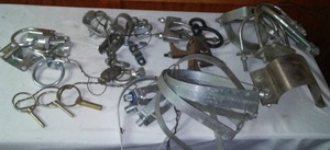 lot 162 image: Tie Downs, V Bolts, Brackets and more
