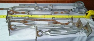 lot 163 image: 8 Turn Buckle Systems.