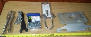 lot 170 image: Vice Grip, Chain and More.