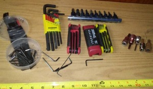 lot 171 image: Allen Wrenches and Nut Driver Sets.