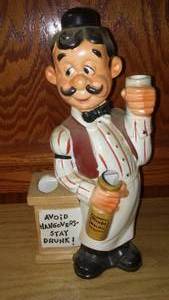 lot 187 image: Vintage Bartender Statue  Nice.