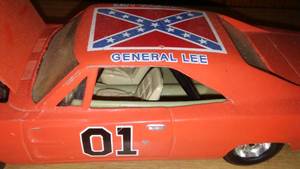 lot 193 image: General Lee, Dukes of Hazard Dodge Charger.