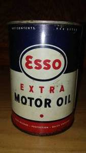 lot 258 image: Esso Motor Oil Can.