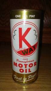 lot 264 image: Kway Motor Oil.