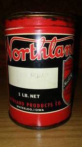 lot 268 image: Northland One Pound Can Water Pump Grease.