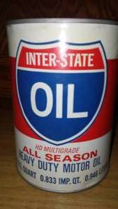 lot 269 image: Inter-State Motor Oil.