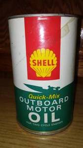 lot 270 image: Shell Outboard Motor Oil.