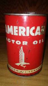 lot 273 image: American Motor Oil.
