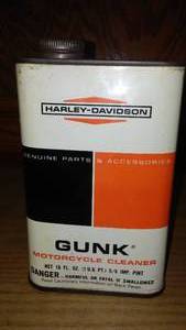lot 281 image: Harley Davidson GUNK Motorcycle Cleaner.