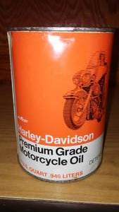 lot 202 image: Harley Davidson Motorcycle Oil.