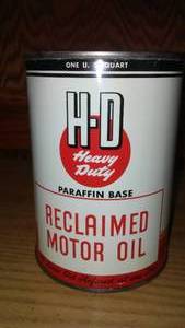 lot 206 image: Harley Davidson Reclaimed Motor Oil.