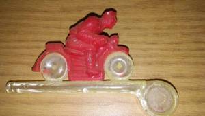lot 214 image: Vintage Motorcycle Whistle, Plastic, Works.