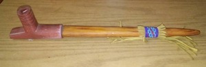 lot 218 image: Native American Pipe.