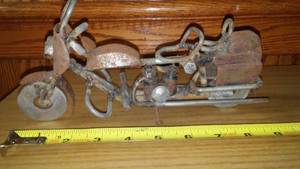 lot 234 image: Metal Artwork Motorcycle