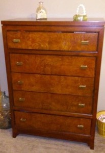 lot 155D image: Tall Boy Dresser - Like new.