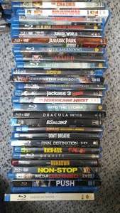 lot 547 image: Previously Viewed Blu Ray DVD Movies (approx. 70)