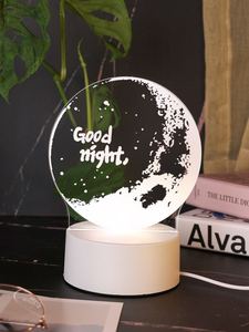 1pc 3 Color Changeable 3D Night Light