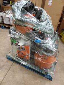 PALLET OF RIDGID SHOPVACS