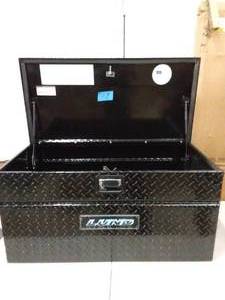 LUND 36 in Gloss Black Aluminum Flush Mount Full Size Chest Truck Tool Box