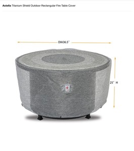 OutDoor Patio Table, TV Universal Protecter, Titanium Shield Fire Table Covers Plus 2 Full Neck Multi-Cooling Gaiters See Pictures