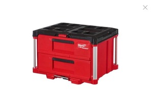 Milwaukee Packout 2-Drawer Tool Box And Milwaukee PACKOUT Tote Tool Bag See Pictures