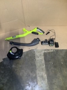 RYOBI ONE 18V 10 in. Cordless Battery String Trimmer and Edger with 1.3 Ah Battery and Charger. See Pictures