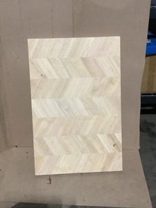 HARDWOOD REFLECTIONS Unfinished Hevea Chevron 4 ft. L x 25 in. D x 1.5 in. T Butcher Block Countertop. See Pictures