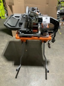 RIDGID 10 in. Wet Tile Saw with Stand See Pictures