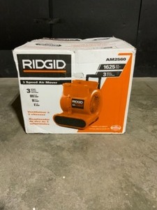 RIDGID 1625 CFM Blower Fan Air Mover with Handle and Wheels. See Pictures
