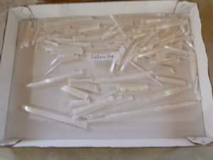 lot 44 image: Box of Selenite Crystals