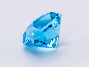 Exceptional 18.13 Carat DESIGNER CUT Winters Chill Electric Blue Topaz Gemstone