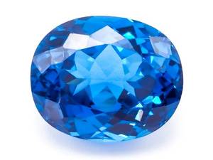 Impressive.  15.54 Carat RICH Ocean Blue Topaz Gemstone