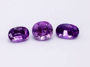 12.66 Carats of Brazilian Amethyst Gemstones