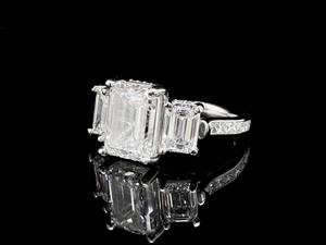 The Big One.  An Immaculate, Very Fine 7.65 Carat Diamond Euro Shank Ring in Platinum $75,000 Retail VIDEO