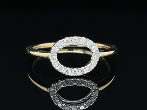 Brand New  Hot Style  Cluster Halo Diamond Ring in 14k Two-Tone Gold VIDEO