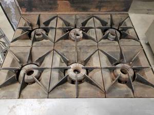 6 Burner Hobart Vulcan LP Commercial Stove