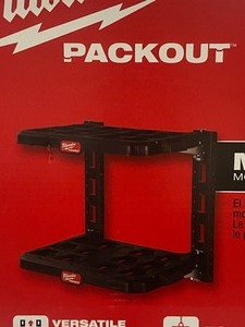 lot 33 image: Milwauee Packout 2-Shelf Racking Ki...