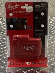 lot 43 image: Milwaukee M18 USB Charger, Cat# 48...